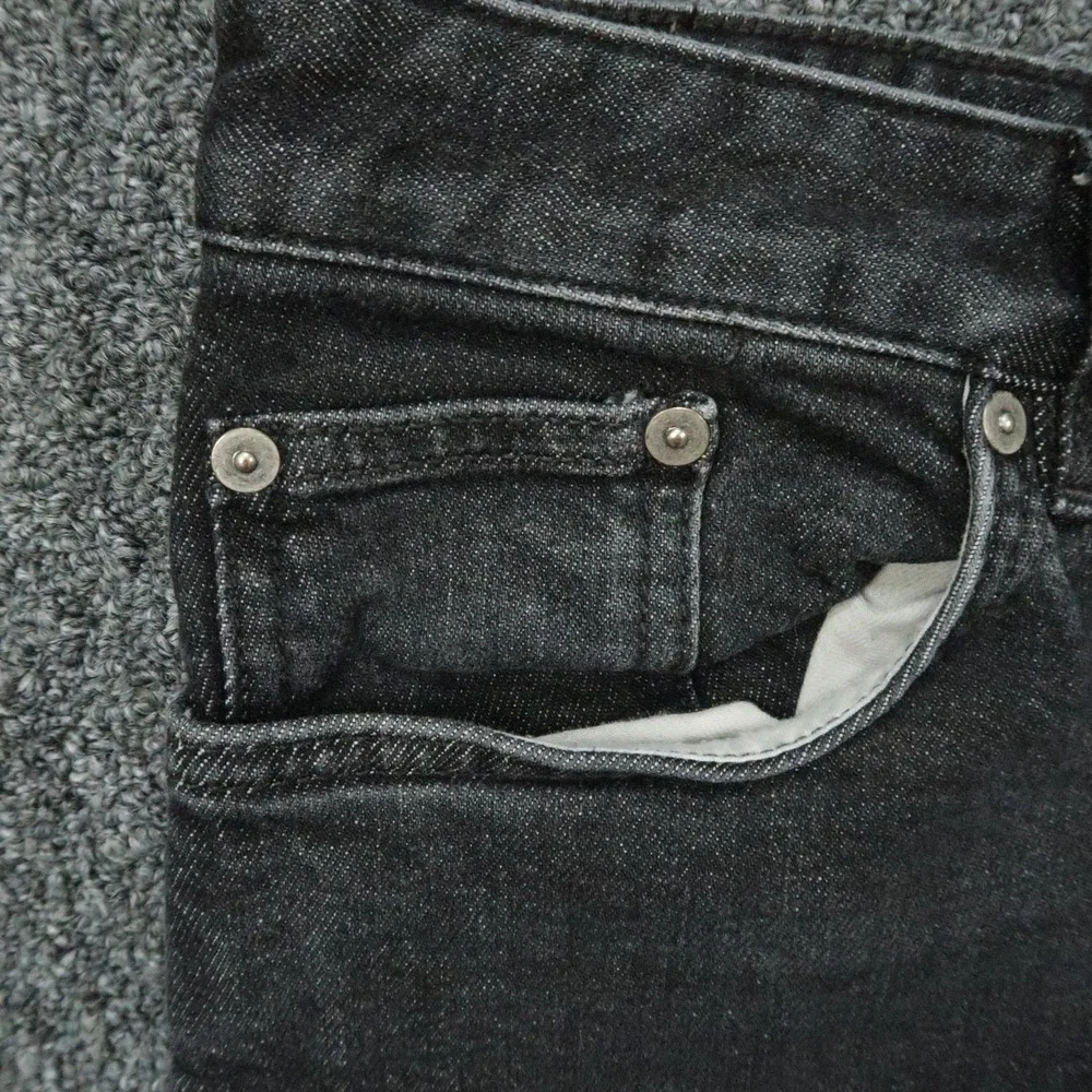 Suitsupply Jeans Mens 32x27 Black Selvedge Italian Candiani Denim 5 Pocket